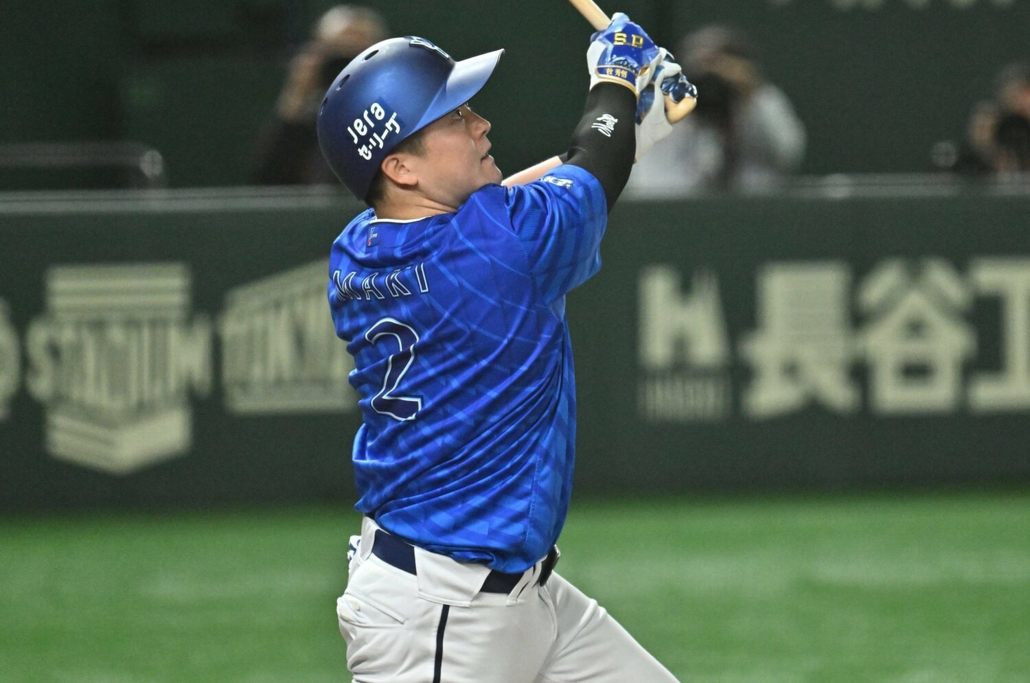 DeNA打線の軸であり続けた牧も長期離脱が決まった　©Hideki Sugiyama