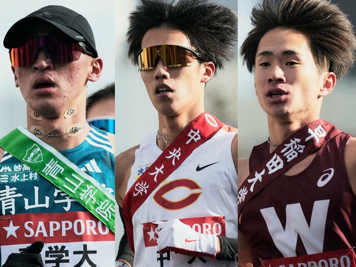 箱根駅伝「群雄割拠の2区」で分かれた“エースたちの明暗” 青学大の冷静、国学院は急失速、早大は魂の走り…中大は好走も「エースの走りではなかった」＜Number Web＞ photograph by Yuki Suenaga