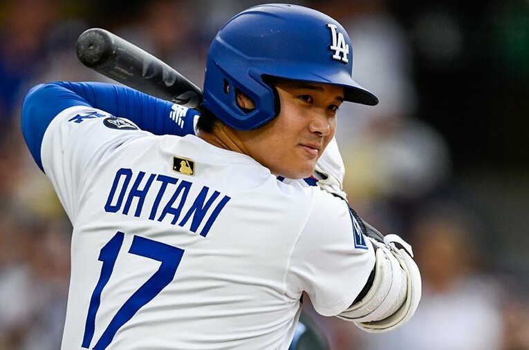 大谷翔平の圧倒的なパワーには、ドジャースの仲間も感嘆する ／ photograph by Nanae Suzuki
