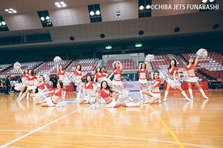 千葉ジェッツのチアリーダーズ「STAR JETS」“勝率100％”不敗神話の秘密を探る(7) ／ photograph by CHIBA JETS FUNABASHI
