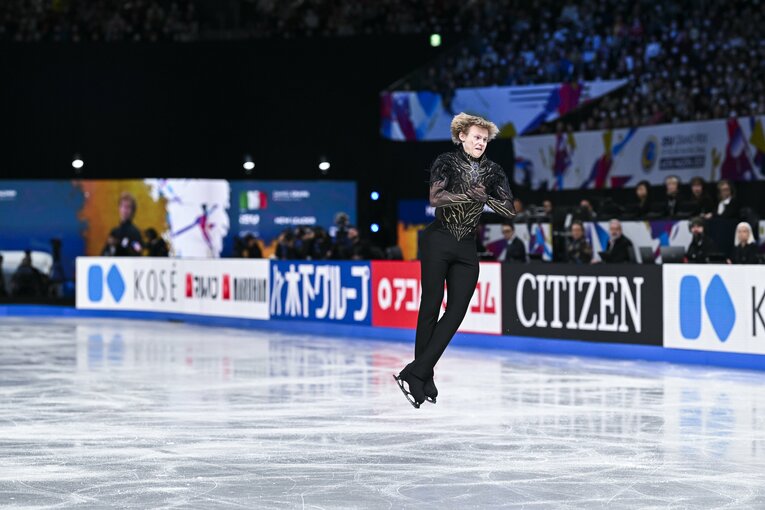 GPファイナルで圧巻の優勝を果たしたイリア・マリニン　©Asami Enomoto