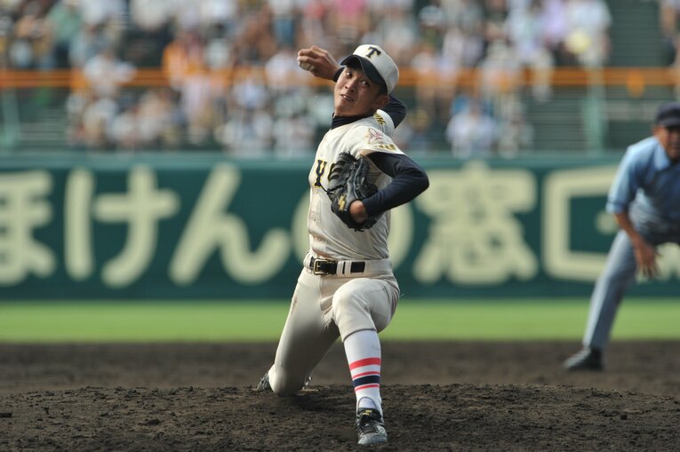 東洋大姫路時代の原樹理　©Hideki Sugiyama