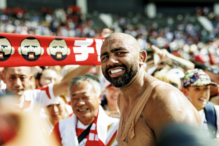 フル出場したチリ戦後のリーチ マイケル　©Kiichi Matsumoto