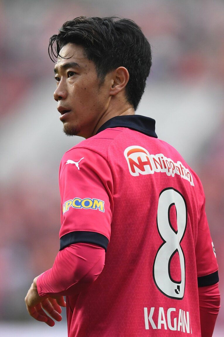 試合中の香川真司