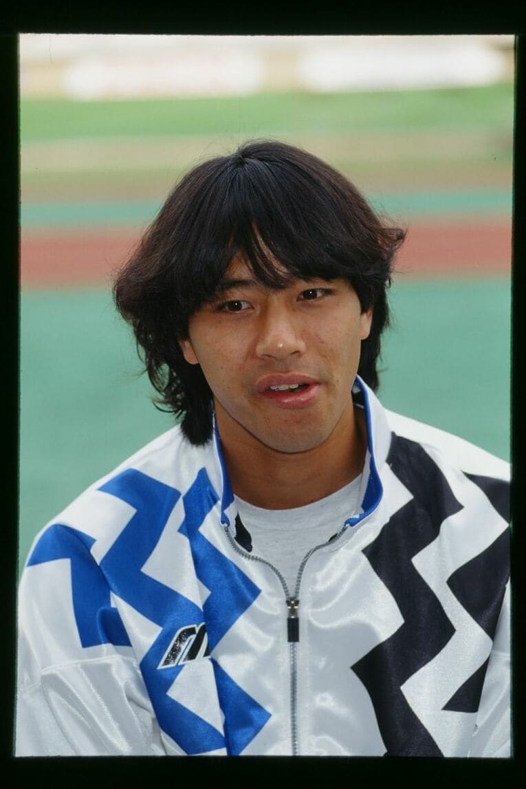 93年開幕当時の礒貝 ／ photograph by J. LEAGUE