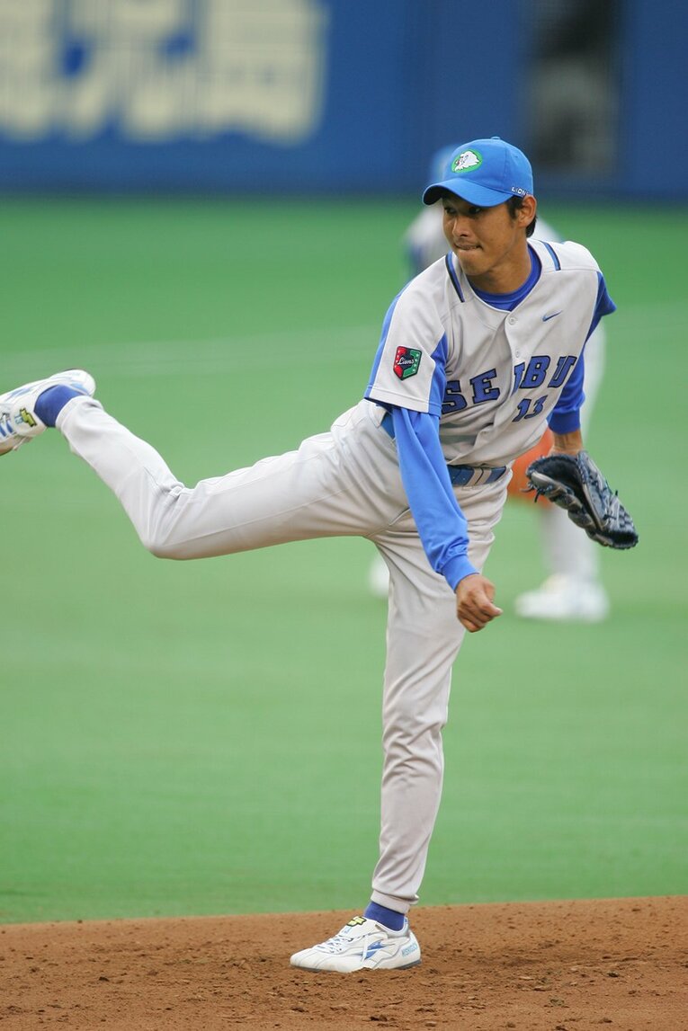 2005年の西口　©Sports Graphic Number