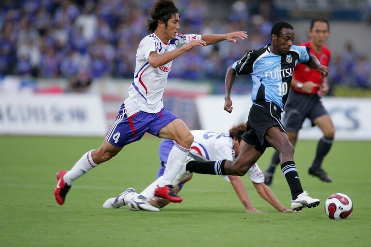 川崎フロンターレでプレーするジュニーニョ（2007年）©Tomoki Momozono