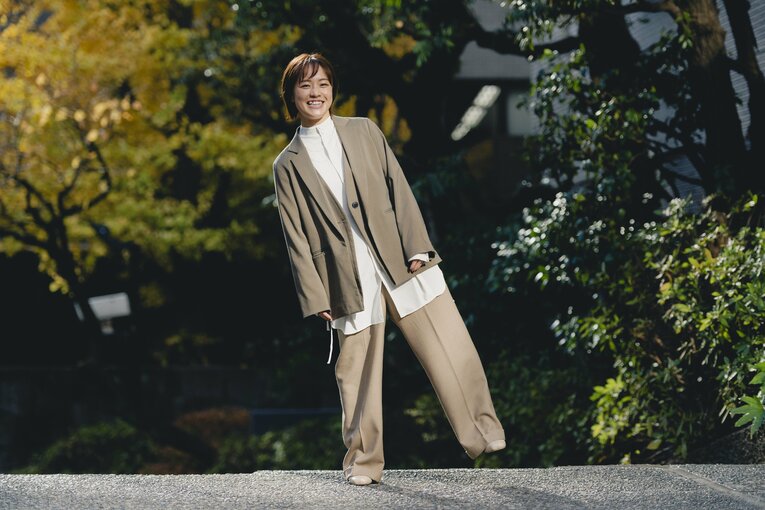 リオ五輪女子レスリング金メダリストの登坂絵莉さん　©Wataru Sato