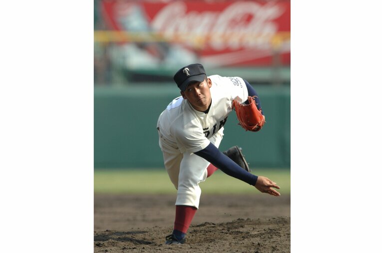 大阪桐蔭高時代の中田翔　©BUNGEISHUNJU