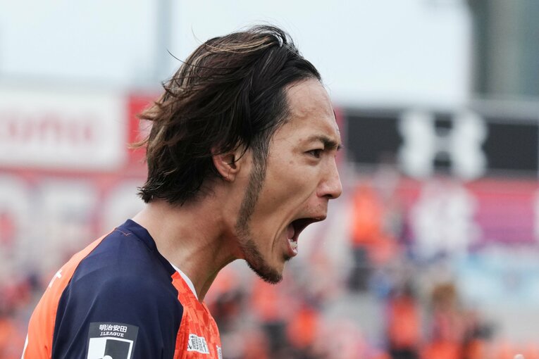 チームトップの9ゴールをマークし、大宮のJ2昇格に貢献した杉本健勇　©Getty Images