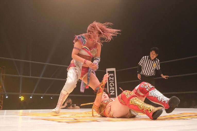 マリーゴールドの人気女子レスラー・後藤智香　©Norihiro Hashimoto