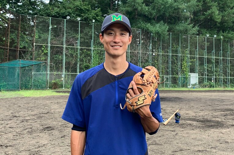 北海道・森高校野球部を率いる吉田雄人監督（30歳）。2014年からオリックスで5年間プレーした ／ photograph by Noriko Yonemushi