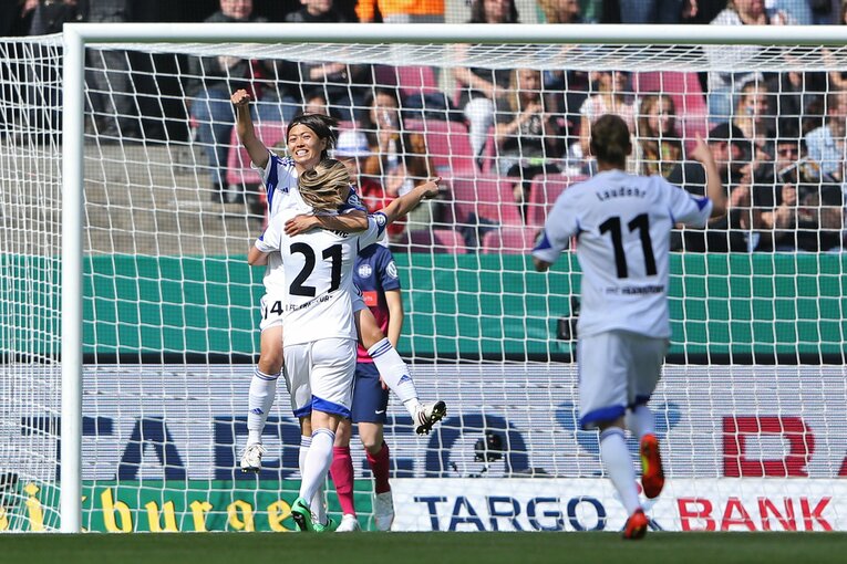 ドイツでは3つクラブを渡り歩いた安藤。フランクフルト時代には欧州チャンピオンズリーグ制覇も経験し、17年に浦和に復帰した　©︎Getty Images