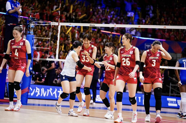 VNLフランス戦　©︎Volleyball World