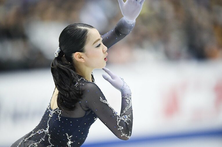 シニア1年目の紀平 ／ photograph by Asami Enomoto