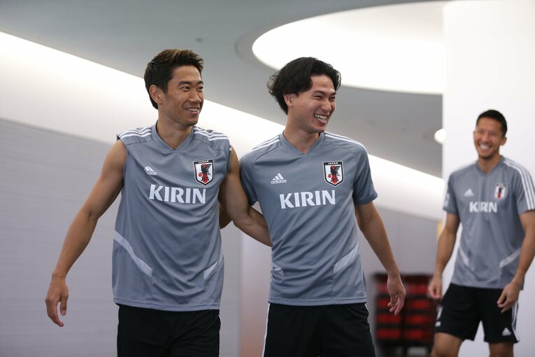 2019年6月の代表活動にて　©JFA/AFLO