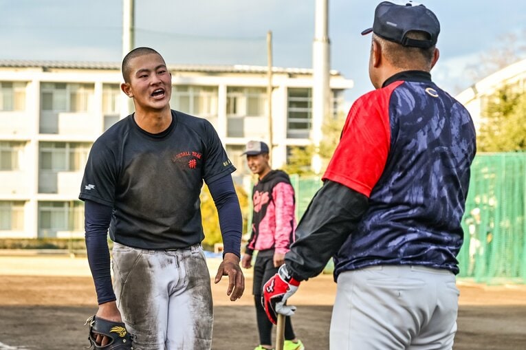 現在の智弁学園の練習風景　©︎Nanae Suzuki