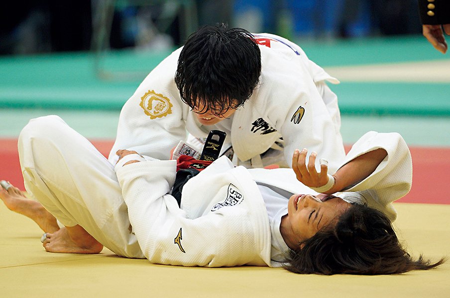 <現役最終戦に秘めた思い(14)>松本薫「投げられた瞬間、気持ちよかった」<Number Web> photograph by KYODO