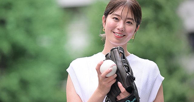 池袋でスカウトされて 稲村亜美が語る 神スイング が生まれるまで バットを振ったのも4 5年ぶりでした 始球式が毎回 ガチな理由 も明かした プロ野球 Number Web ナンバー