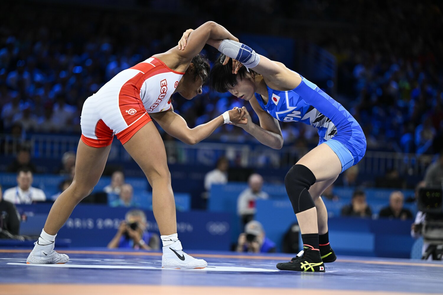 得意のタックルだけでなく組み手の強化にも力を入れてきた　©Asami Enomoto/JMPA