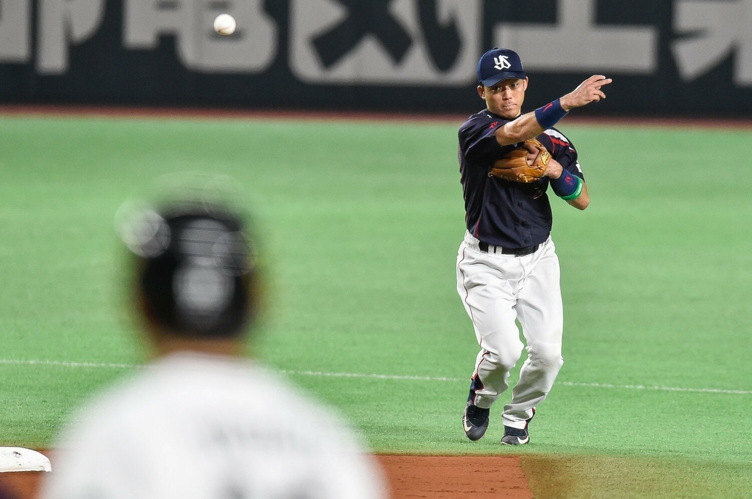 大引は手堅い守備で日本ハム、ヤクルト両チームで貢献した　©Nanae Suzuki