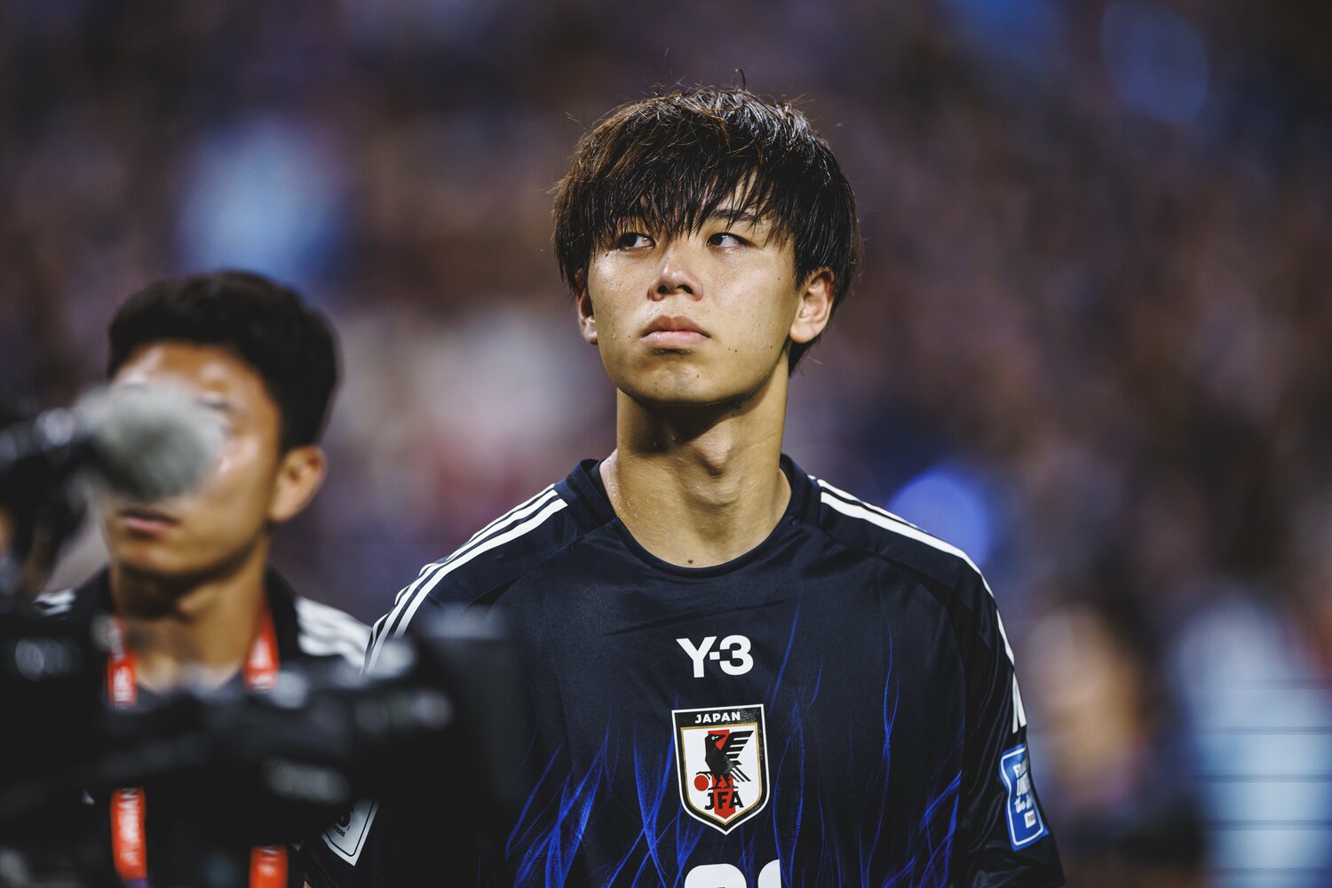 2024年9月5日W杯アジア3次予選・中国戦で日本代表デビューを飾った高井。この試合では20分程度の出場に留まっていた ©︎Kiichi Matsumoto