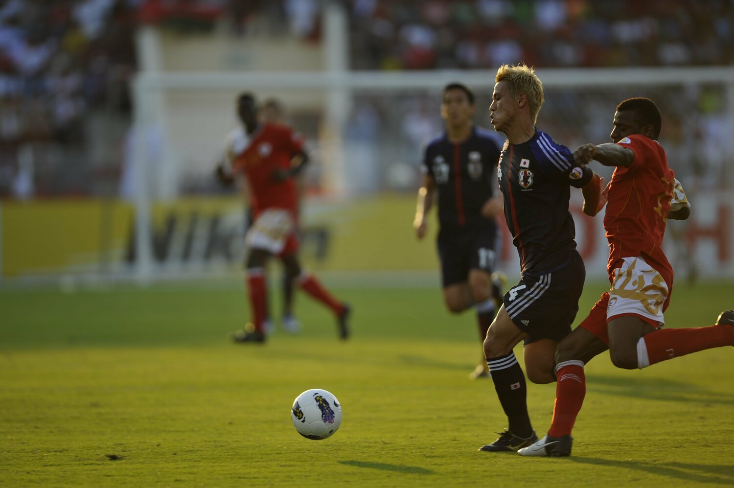 ブラジルW杯予選の日本vsオマーン　©Takuya Sugiyama