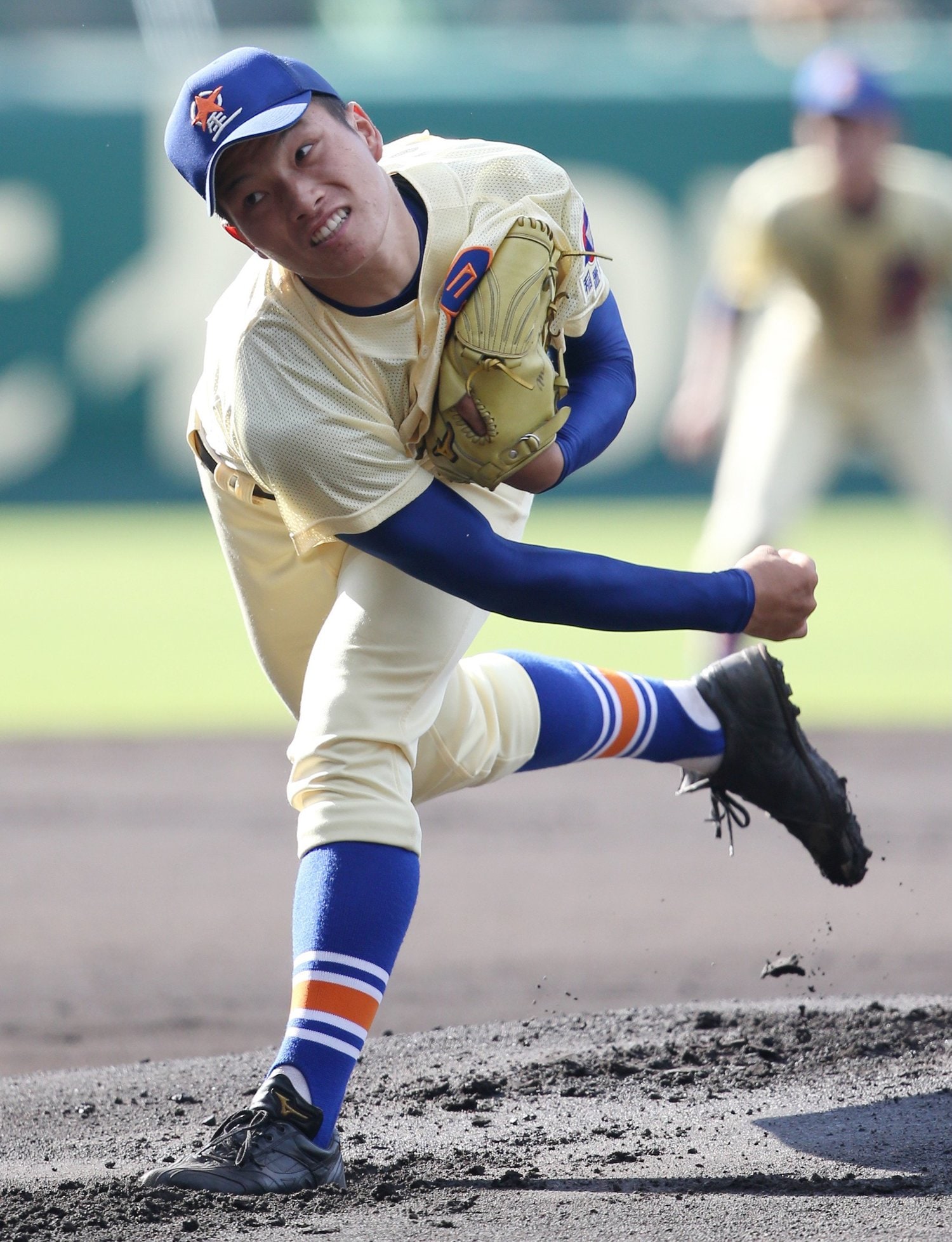 石川県大会決勝で、9回の大逆転の末に甲子園の切符を勝ち取った岩下(当時高3) ©︎JIJI PRESS