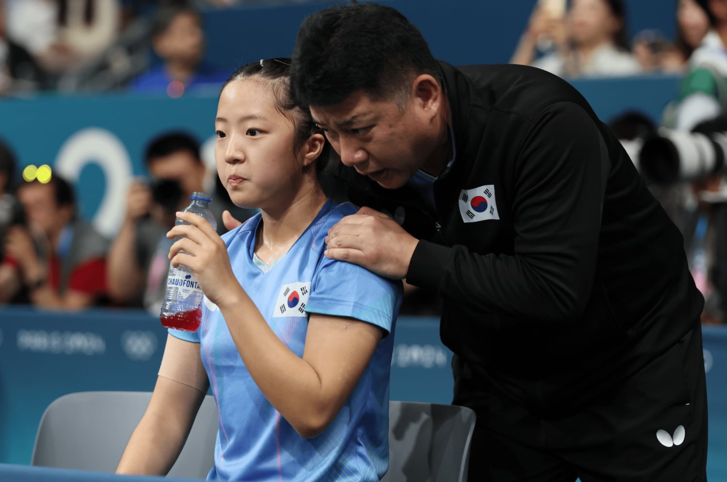 「まさか五輪で対戦するとは…」早田ひな、平野美宇、伊藤美誠を育てた韓国の名将が新星シン・ユビン（20歳）に伝えた“打倒・日本”の対策とは？＜Number Web＞ photograph by Kaoru Watanabe/JMPA