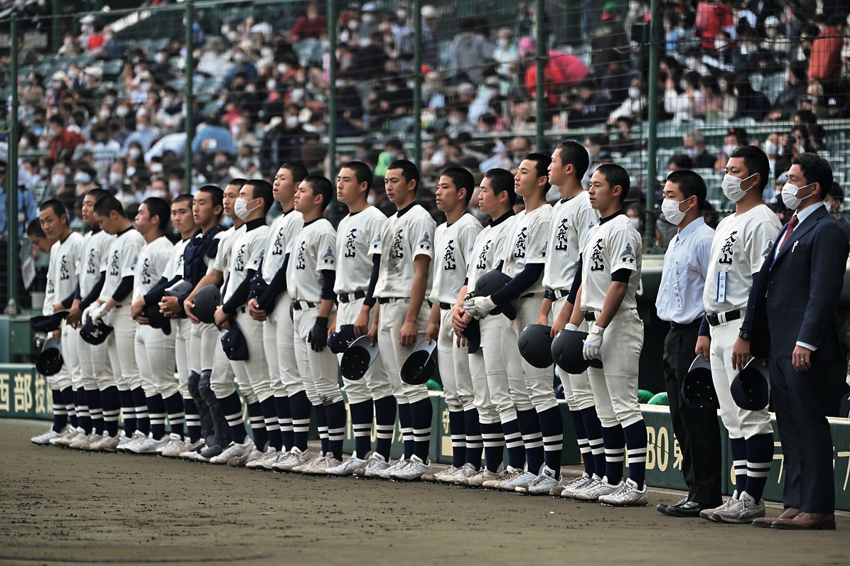 準決勝で大阪桐蔭に敗れたものの、初めてセンバツ4強入りを果たした國學院久我山ナイン ©︎Hideki Sugiyama