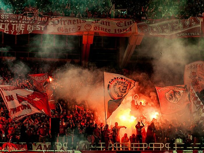 ギリシャと堅守速攻の複雑な関係。サッカーが爆竹と陽気さに包まれる国。<Number Web> photograph by Atsushi Kondo