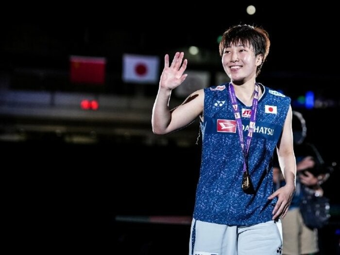 母校の後輩たちも驚く“地元のスター・茜ちゃん”の世界選手権2連覇…バドミントン山口茜の恩師が語る強さの秘密「朝練も居残り練習もしなかった」<Number Web> photograph by Getty Images