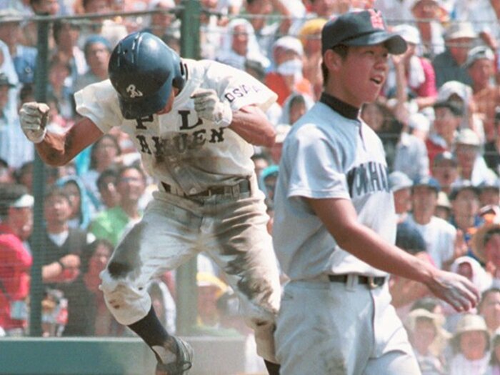 なぜ松坂大輔はPLに打たれたのか。松坂、平石が語る20年目の真実。<Number Web> photograph by Kyodo News