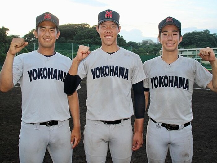 横浜高トリオに感じる一流の佇まい。元スーパー中学生はドラフト候補へ。<Number Web> photograph by Yu Takagi
