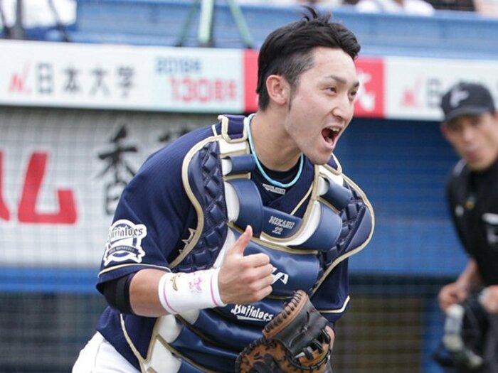脱・金子専属で再び正捕手の座を。オリ伊藤光、27歳で迎えた転換点。＜Number Web＞ photograph by NIKKAN SPORTS