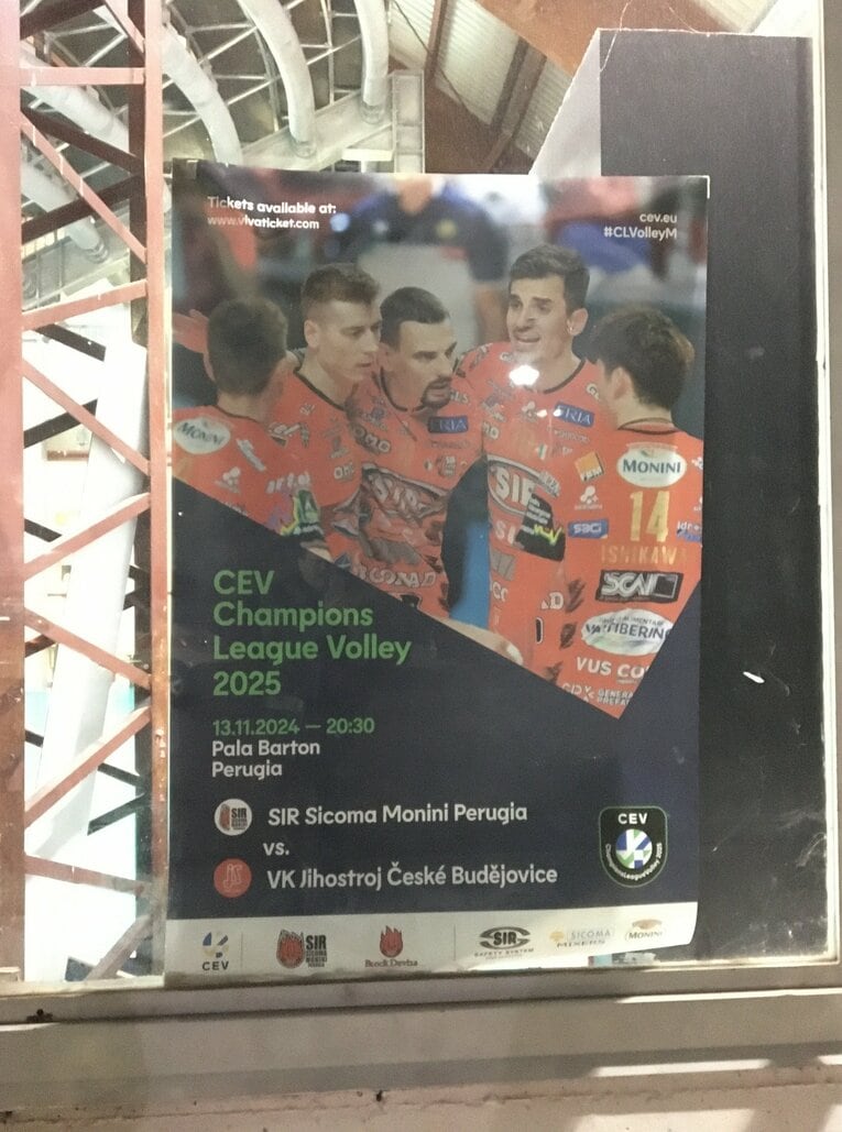 CLグループD／チェスケ・ブデヨヴェツェ戦（筆者撮影）