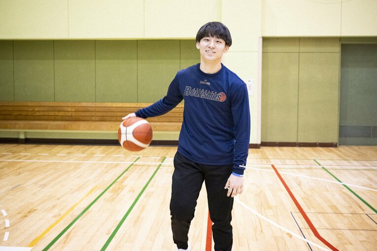 2022年、横浜ビー・コルセアーズとプロ契約を結んだ河村勇輝　©Tomosuke Imai