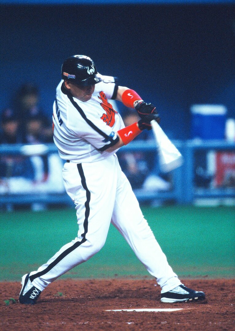 球界を代表するスラッガーに成長した中村紀洋　©Koji Asakura