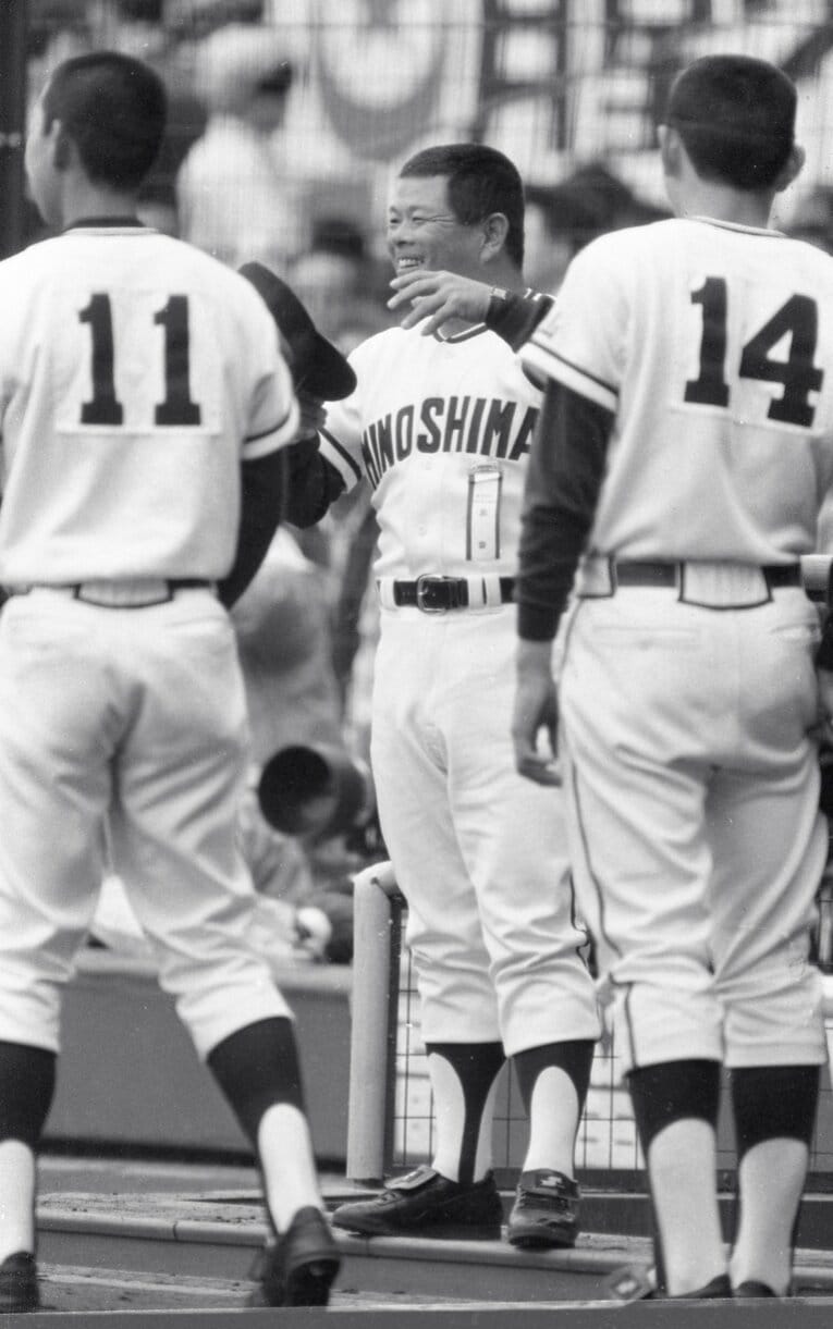 甲子園優勝4回、伝説の名将・尾藤公監督　©JIJI PRESS