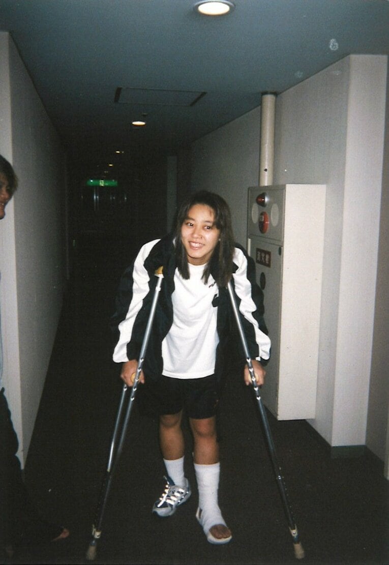 現役時代の納見佳容さん　©本人提供