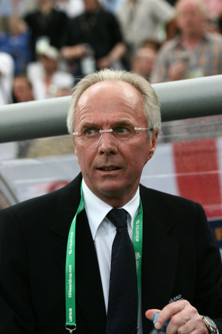 ドイツW杯でのエリクソン　©JMPA