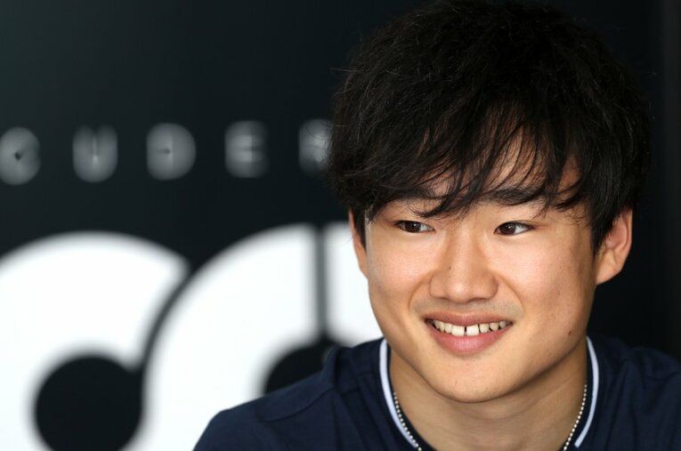 開幕戦、第2戦ともに11位と惜しくもポイント圏外だった角田。第3戦オーストラリアGP以降で入賞を狙う ／ photograph by Getty Images / Red Bull Content Pool