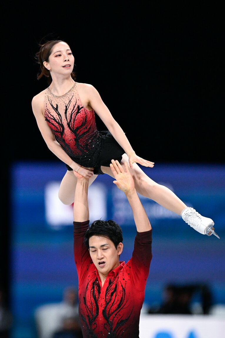 りくりゅうがGPファイナルで見せた美しい演技　©Asami Enomoto