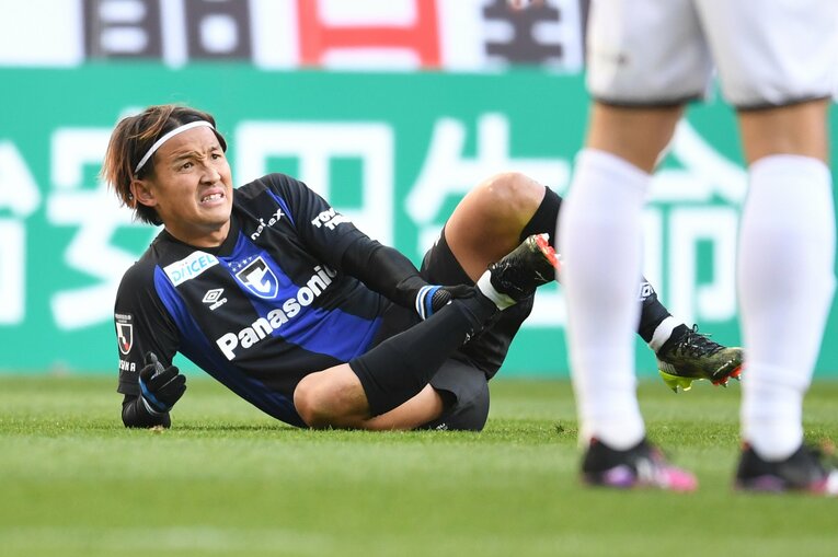 3月6日の川崎フロンターレ戦でアキレス腱断裂の重傷を負った宇佐美貴史