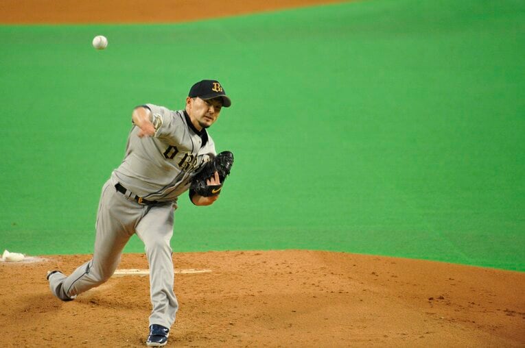 オリックス時代の寺原　 ©BUNGEISHUNJU