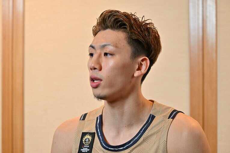 昨季のBリーグ王者である琉球ゴールデンキングスのエース・今村佳太　©Hideki Sugiyama