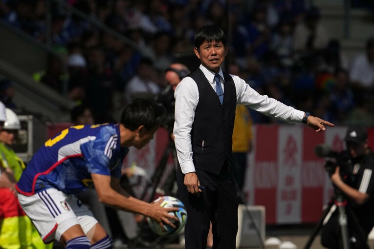 森保一監督はさまざまなテーマを持って欧州での2連戦に臨んだ　©Masashi Hara