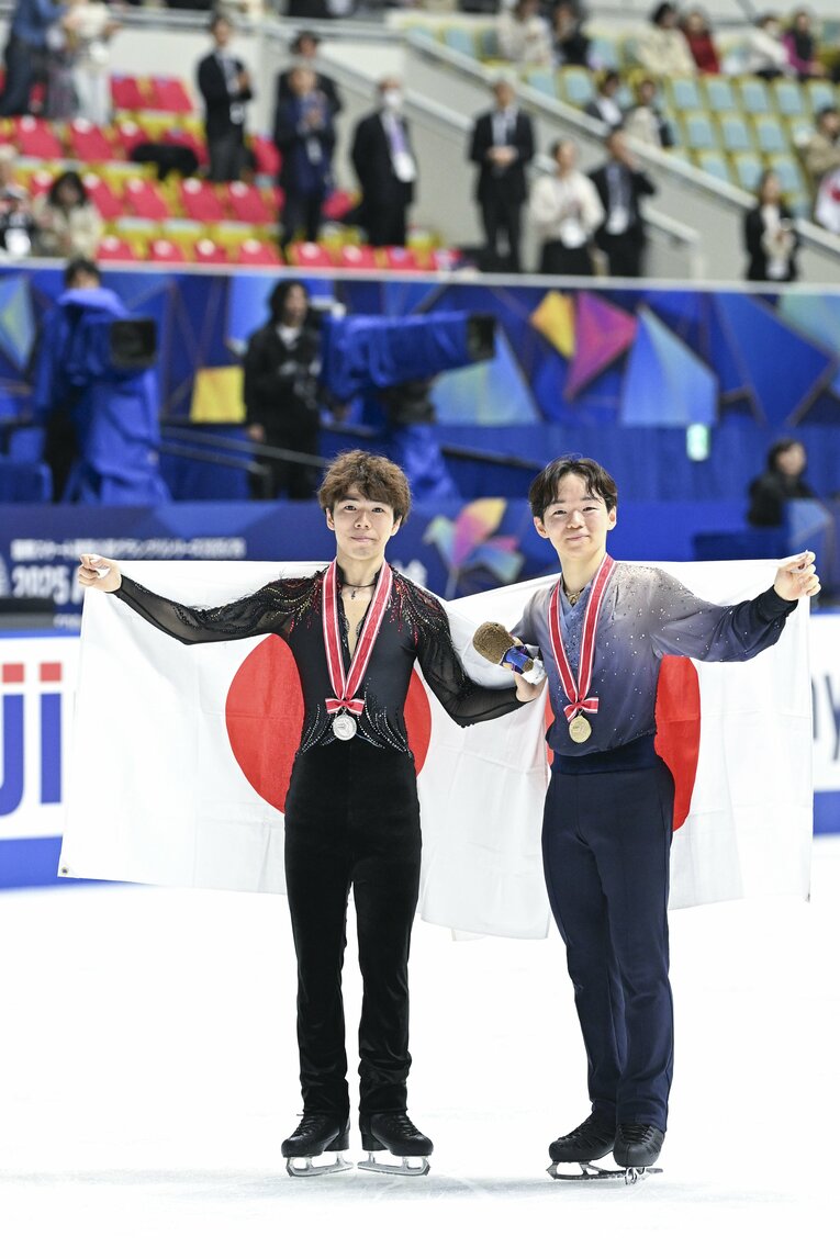 佐藤駿／NHK杯表彰式　©️Asami Enomoto