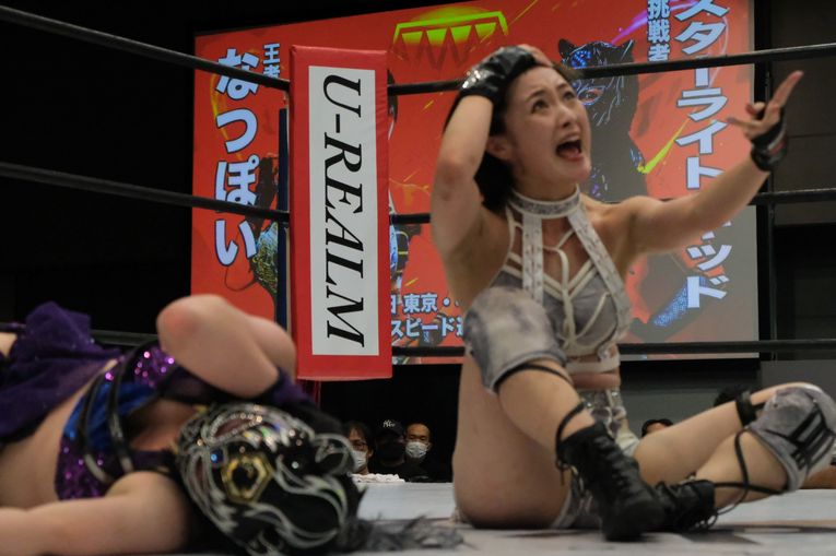 8月29日のスターライト・キッド戦　©Norihiro Hashimoto