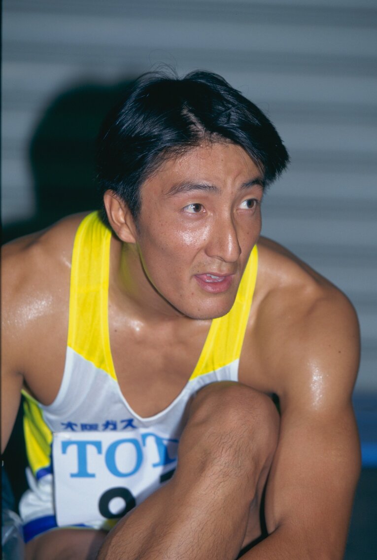 1998年撮影の朝原宣治　©Keiji Ishikawa